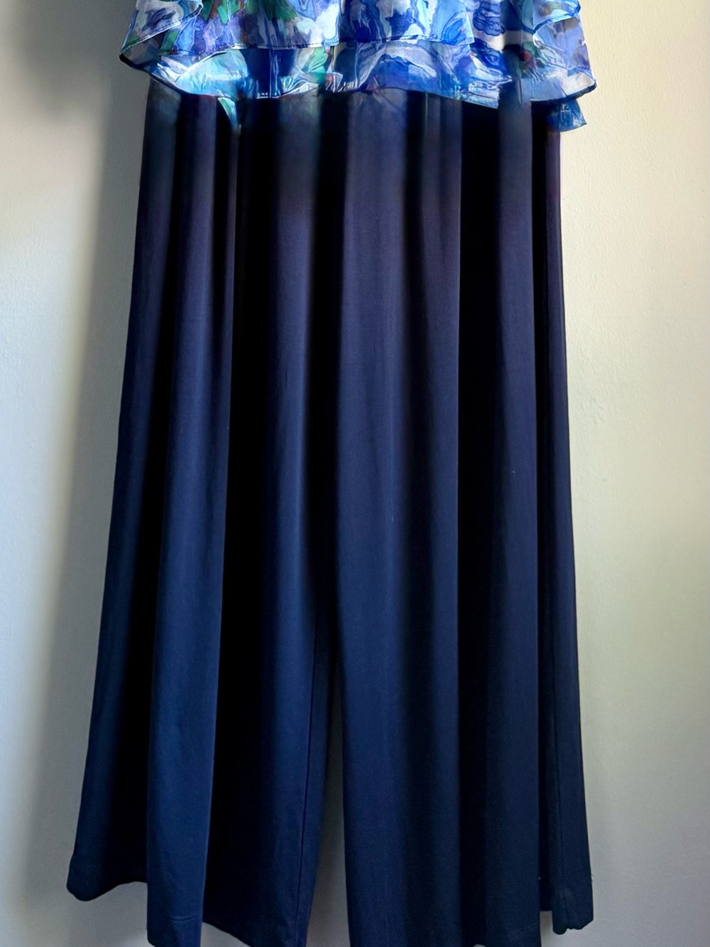J. McLaughlin Navy Wide-Leg Pants Super Soft Modal Blend Size XS - 4th of July - Picture 8 of 13